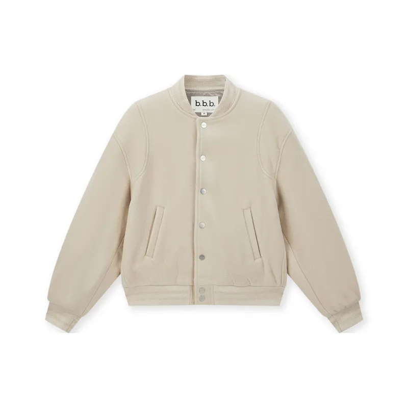 BONELESS Baseball Jacket Unisex Khaki-0