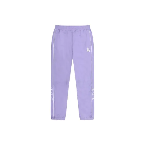 MLB Los Angeles Dodgers Knitted Sweatpants Men's Purple