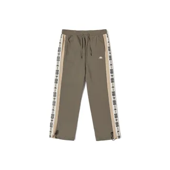 Kappa Knitted Sweatpants Men Dark Chestnut Brown-6525