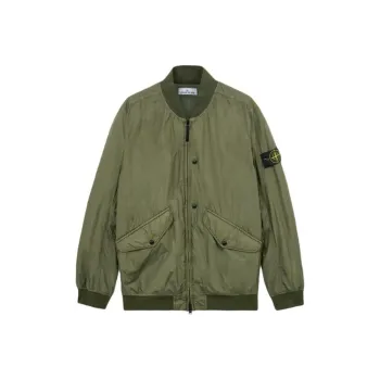STONE ISLAND Logo Patch Bomber Jacket
