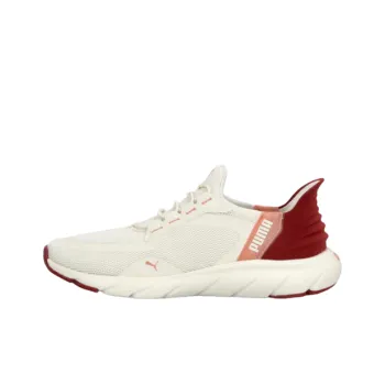 PUMA Softride Flexlace Low Top Running Shoes Women's White Red