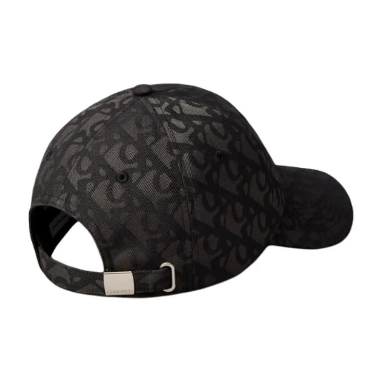 CALVIN KLEIN Polyester, Metal Baseball Caps Unisex Space Black-1