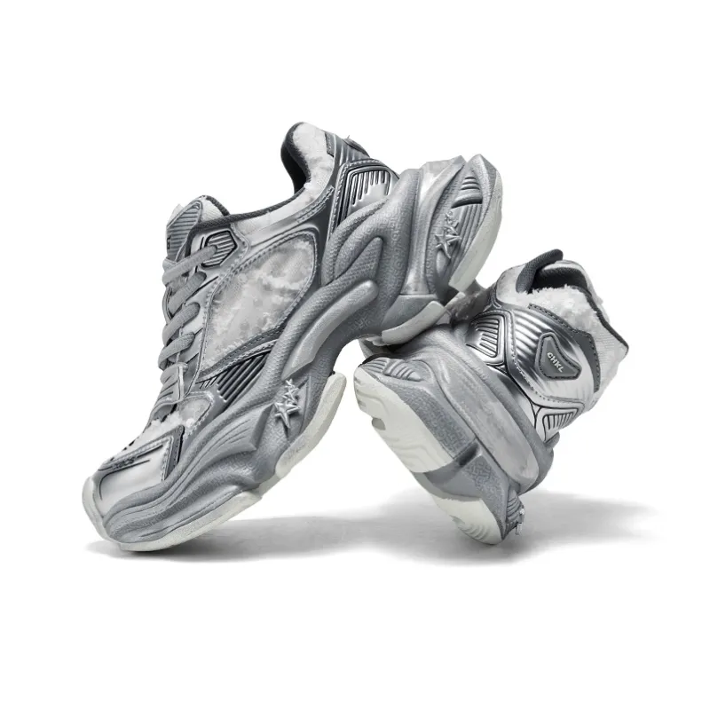 CHERYKALLY Star Pulse Slip Resistant, Abrasion Resistant, Breathable, Height Increasing Low Top Chunky Sneakers Women's-15