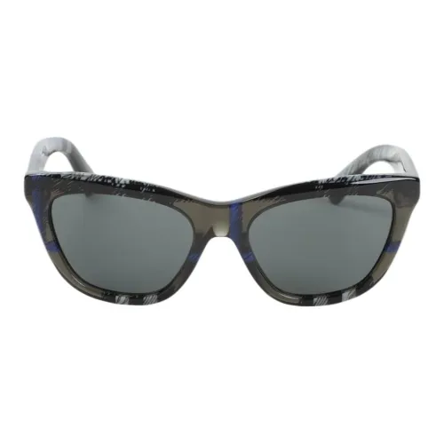 Burberry Acetate Cat Eye Sunglasses Men's Black