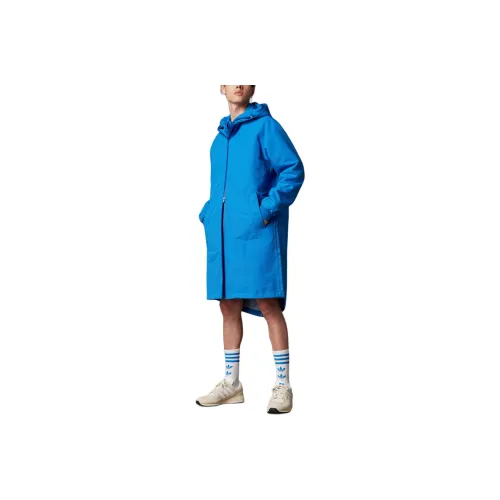 Adidas Originals BLUE VERSION Trench Coat Men's Blue