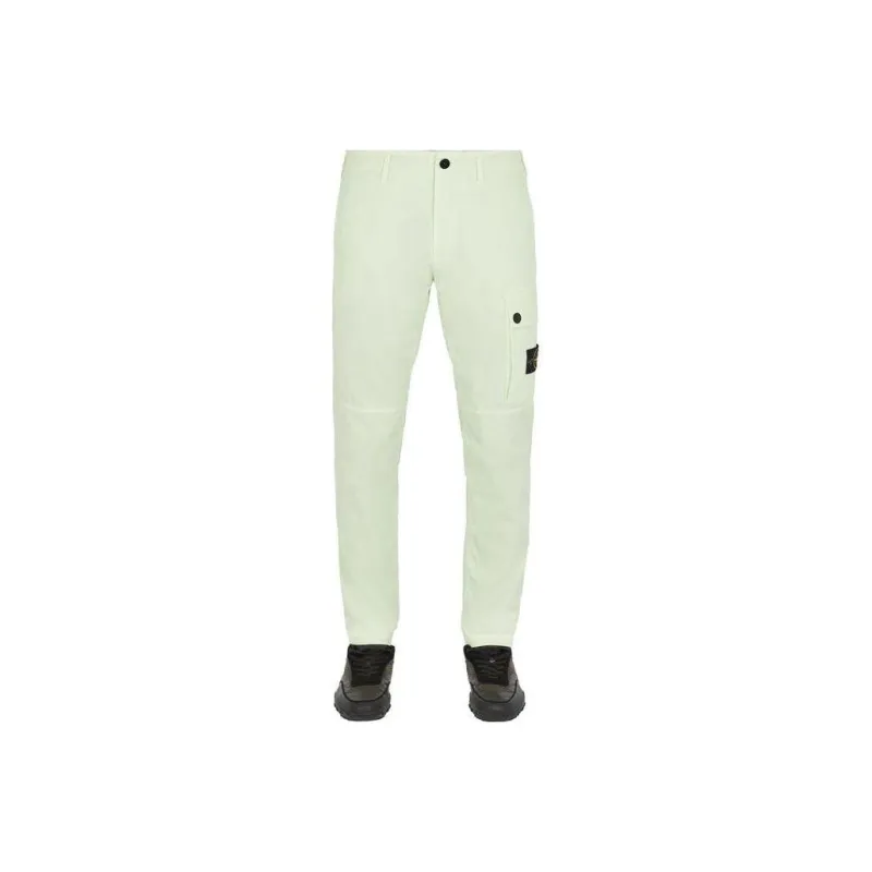 STONE ISLAND Compass Badge Slim fit Trousers-0