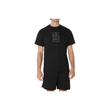 Asics T Shirts Men Black