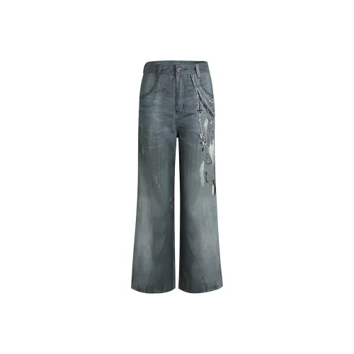 DND4DES Jeans Unisex Blue