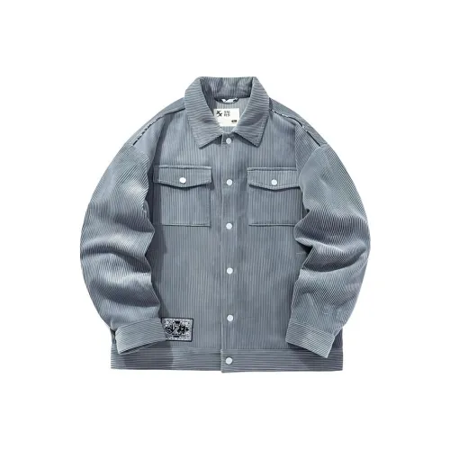 XTEP x SHAOLIN,LIANMINGKUAN Jackets & Coats Men's Stone Texture Gray