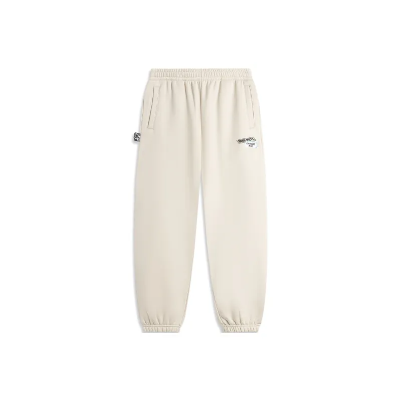 LiNing x Disney Sports Trend Series Casual Pants Men's Sand Gravel Gray-0