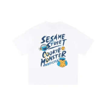 SESAME STREET [Cookie Monster Collection] Short Sleeved T Shirts Unisex