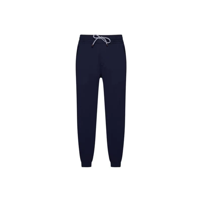Brunello Cucinelli Knitted Sweatpants Men's Marine Blue-0