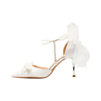 MABEL&CO Slim Heel High Heels Women's White