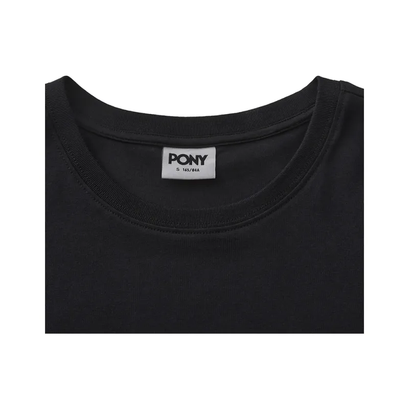 Pony T Shirts Unisex Black-3
