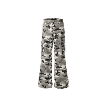 YINLEI Casual Pants Unisex Camouflage