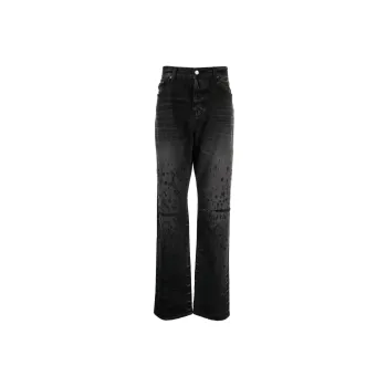 AMIRI Shotgun Distressed Straight Jeans