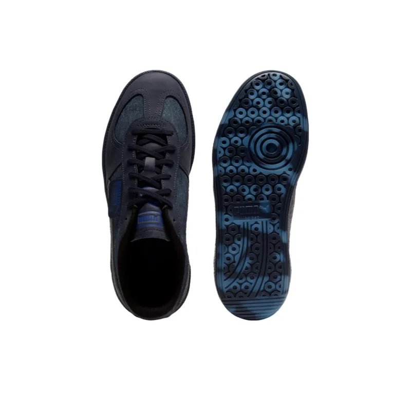 PUMA Palermo Anti Slip Wear Resistant Low Top Skateboard Shoes Men's Blue Gray-3
