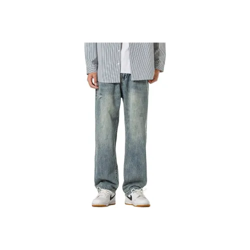 WOOD SOON Luxury Streetwear Casual Minimalist Style Versatile Loose Fit Pants For Men's