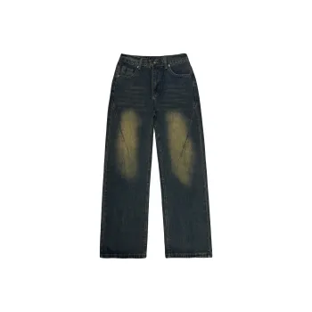 ELCORO Jeans Unisex Vintage Blue