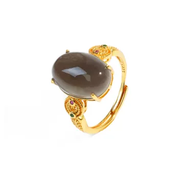 CUIYOUSHIJIA Hetian Jade Smoky Purple Women's
