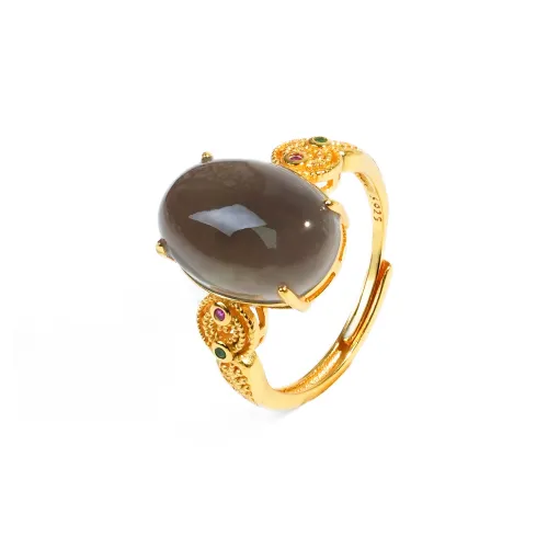 CUIYOUSHIJIA Hetian Jade Smoky Purple Women's