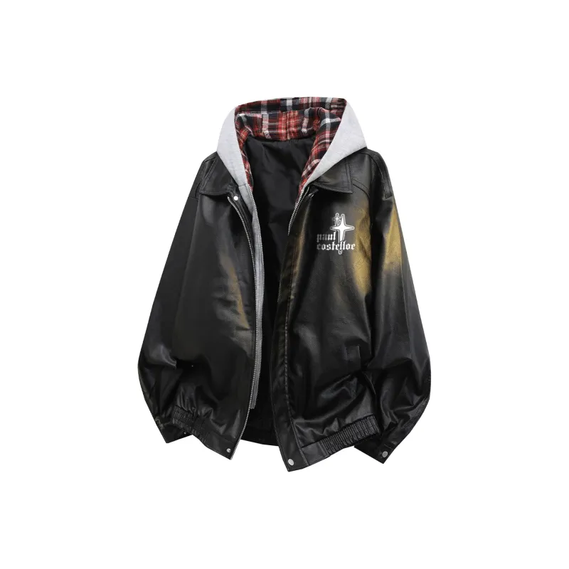 PAUL COSTELLOE Leather Jacket Unisex-12