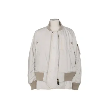 Sacai SPIEWAK Collaboration Puffer Jackets Unisex Gray