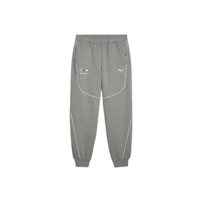 PUMA BMW M MOTORSPORT Collaboration Series Knitted Sports Pants Men's Gray-0