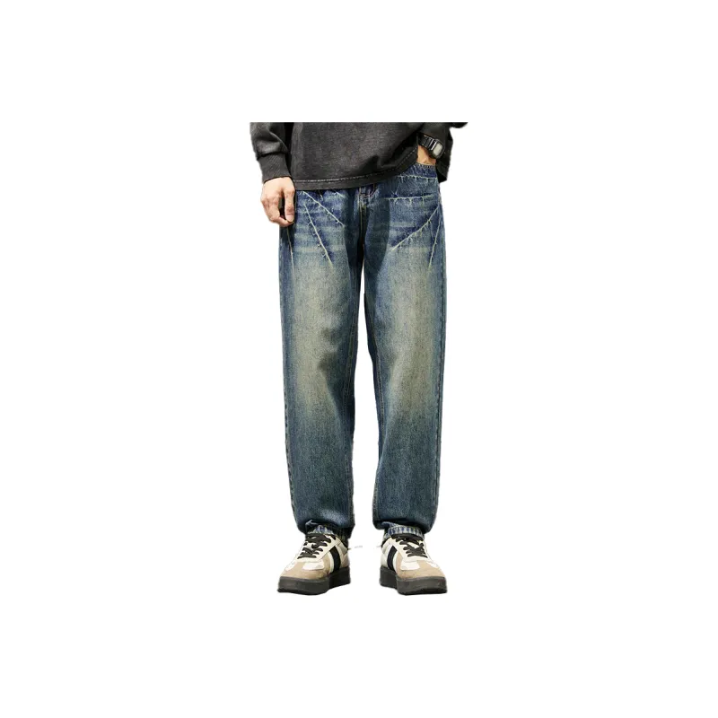 FASTFISH Jeans Men Blue-0