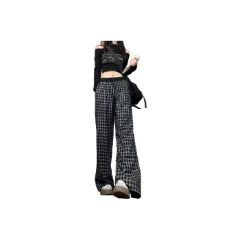 Caramella Casual Pants Unisex Blue Stripes