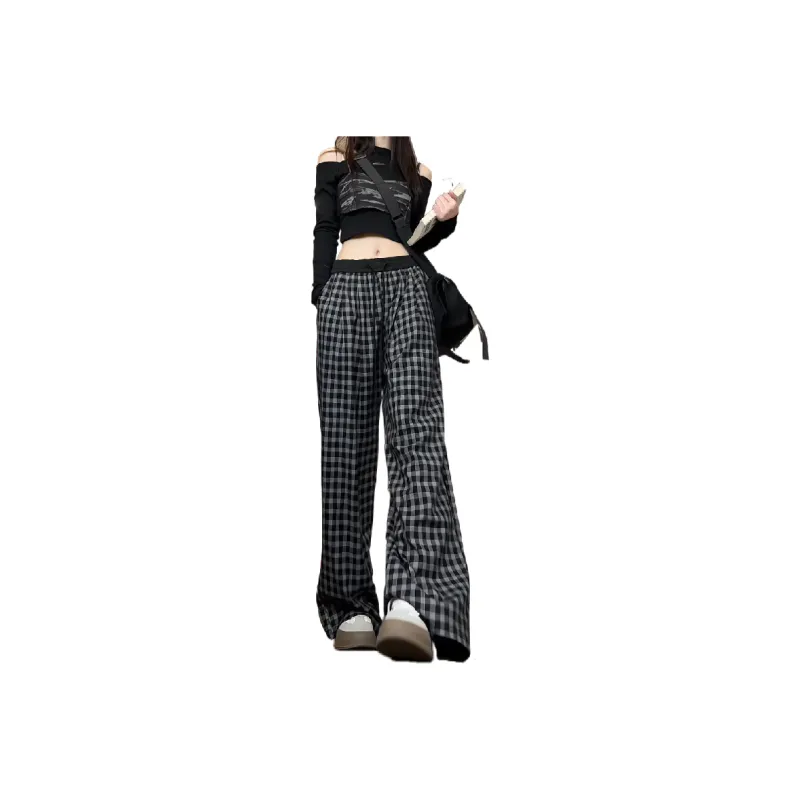 Caramella Casual Pants Unisex Blue Stripes Pattern-0