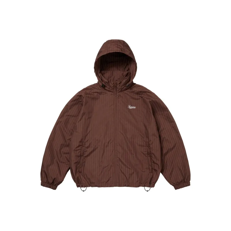 Supreme Reflective Pinstripe Track Jacket-10