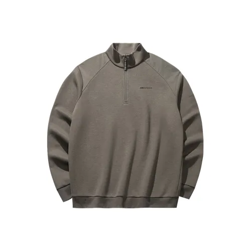 Anta Outdoor Collection Sweatshirt Men's Spider Web Gray