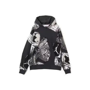 JORDAN Mvp Men's Printed Fleece Pullover Hoodie