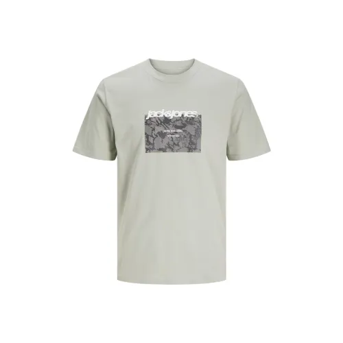 JACK JONES· T Shirt Men's Water Gray