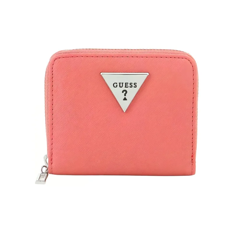 GUESS Polyvinyl Chloride Wallet Small Size Women's Pink-0