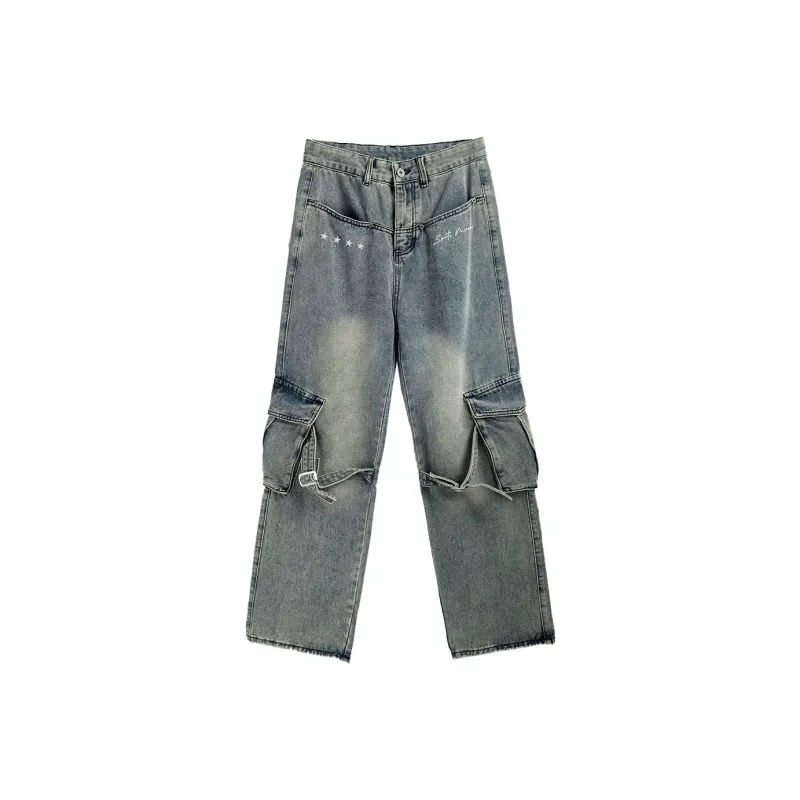 MIIOW Jeans Unisex Washed Color-0