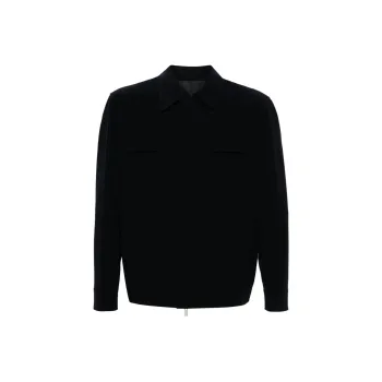 LARDINI Non brushed fleece Shirt Jacket