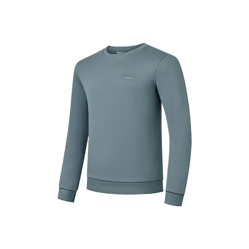 QIAODAN Sports Life Collection FW/AW24 Sweatshirt Men's Oil Gray Blue-0