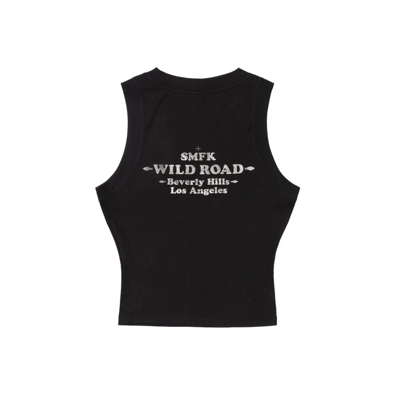 SMFK Tank Top Women's Wilderness Black-1