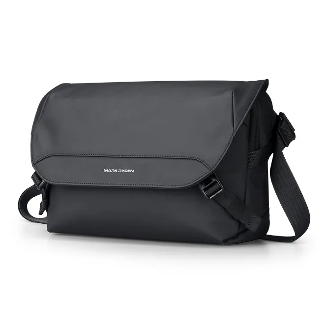 MARK RYDEN Oxford Shoulder Bag Men's Elegant Black-1