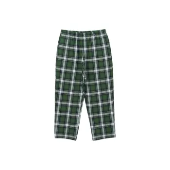 Gramicci FW24 Casual Pants Unisex White Green Plaid
