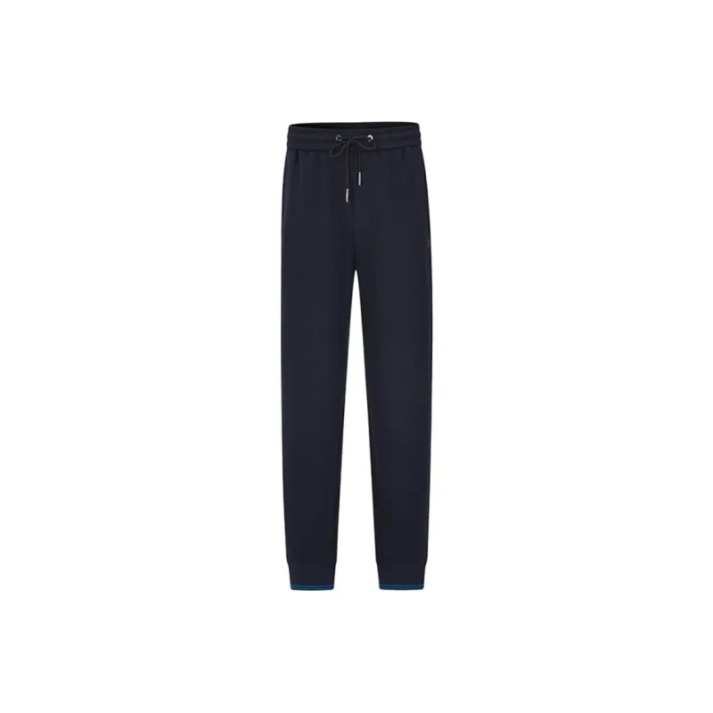 RARE Knitted Sports Pants Men's Navy Blue-0