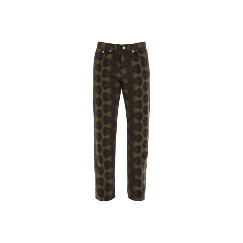 DRIES VAN NOTEN SS24 Casual Pants Men's Khaki-0