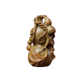 Xianyou Green Sandalwood Wooden Collectibles Unisex