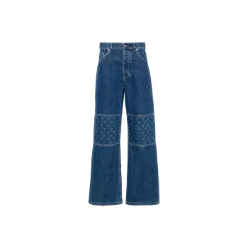 Marine Serre FW24 Jeans Men's Indigo
