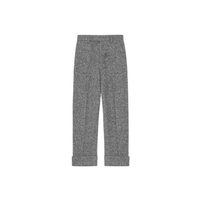 WE11DONE Suit Trousers Men Heather Gray-0