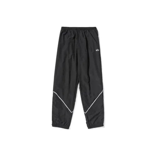 Alpha Industries Straight Moderate Casual Pants All Men's Black