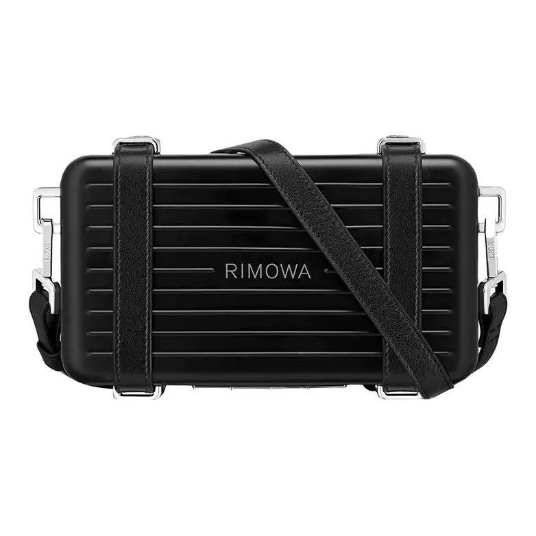 RIMOWA ORIGINAL Leather Shoulder Bag Crossbody Bag Unisex Black-2