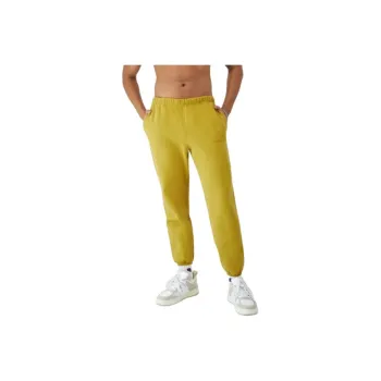 Champion Reverse Weave Knitted Sports Pants Unisex Spicy Gold